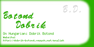 botond dobrik business card